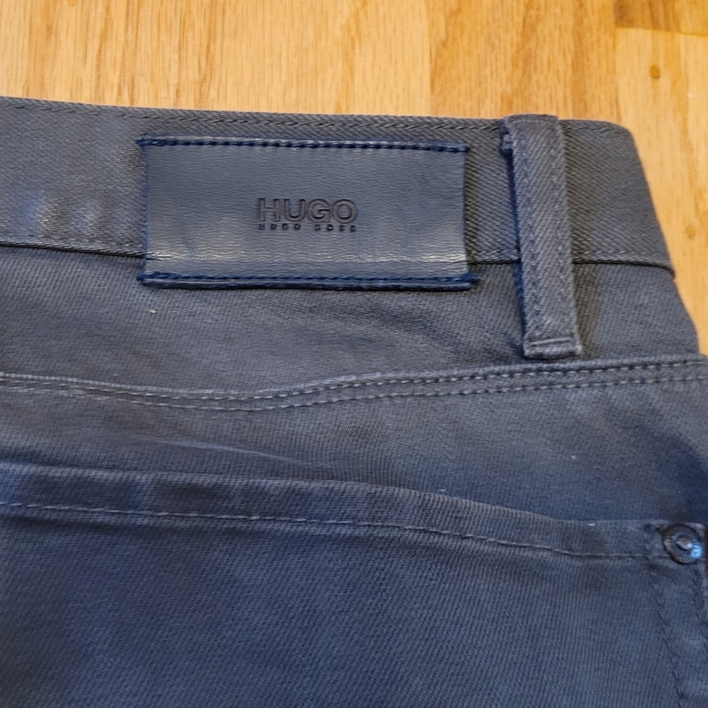 Hugo Boss Japanese Coated Denim 34 X 28 - Picture 6 of 7